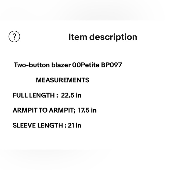 J.Crew Factory Two-button blazer Color White BO097 Size 00Petite - Picture 15 of 15